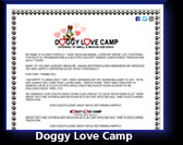 Doggy Love Camp website